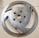 Harley Softail Billet Chrome Rear Belt Pulley Cover Razor Sweeper 70T Big Twin