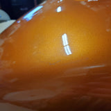 Gas Tank Harley 6 Gallon Bagger Ultra FLH Road Street Glide Amber Silver 2008^
