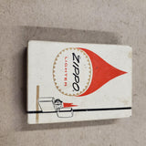 VTG 1973 Zippo Cigarette Lighter Brushed Chrome Original Box Spark!