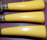 Vtg Washington Forge 3 Pc Carving Set Knife Fork Sharpener Bakelite Original Box