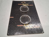 New NOS Khrome Werks 49-1126 2 "Chrome Gauge Bezel Set For Harley FLHT / FLT