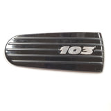 103 Black Air cleaner Insert Decal Emblem Twin Cam Harley Touring Softail t/o