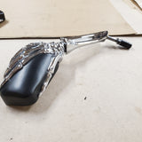 Kuryakyn Skeleton Hand motorcycle Mirrors Black Chrome Harley Custom Chopper
