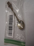 Vintage Overijssel Holland Souvenir Spoon Crowned Lion Coat of Arms Demitasse