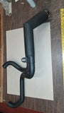 2 into 1 Black Turn out Exhaust Pipe Harley Sportster Billet tip 883 1200 2007^