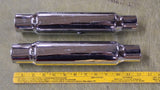 Vtg Cherry Bomb Slip On mufflers 1 1/4 1 1/2 Motorcycle Chopper Custom Shorty