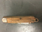 VINTAGE DALE PRODUCTS ELECTRICIANS POCKETKNIFE WOODEN HANDLE JAPAN