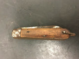 VINTAGE DALE PRODUCTS ELECTRICIANS POCKETKNIFE WOODEN HANDLE JAPAN