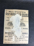 ANTIQUE AD TRADING CARDS DR. METTAUR'S HEADACHE PILL HOYTS GERMAN COLOGNE 1880'S
