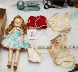 Vintage SWEET SUE DOLL AMERICAN CHARACTER 1951 Walks BOX Accessories HANG TAG