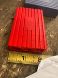 Vtg NOS Red Panhead Knucklehead Harley Logo Chopper Flathead Kick Pedal Plastic