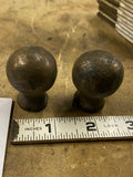 Harley Shovelhead Vtg Accessory Brass bED Trim Balls Grips Axle Covers Panhead