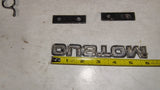 1973-1979 Ford Truck Econoline Custom Emblem Badge Set OEM D5UB-16B114-AA Trio