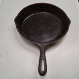 Vintage Unmarked Wagner Ware No. 8 Cast Iron Skillet 10 1/2 Inch 1960's
