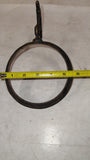 Antique Victorian Cast Iron Swing Arm Oil Kerosene Lamp Wall Holder Sconce 5.25"