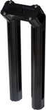 BILLET RISERS 12" BLACK KICKBACK HARLEY FXDL FXBB
