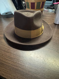 Goorin Brothers The Doctor Fedora Hat Large Black 100% Wool Mens USA Mint