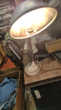1930's Eagle Gooseneck Lamp Cast Iron Industrial Desk Light Art Deco Working
