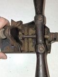 Vintage Stanley No 12 Cabinet Scraper Plane with Two Blades Wood Bottom USA