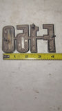 1975-1976 Ford F150 Front Fender Emblem Chrome OEM Badge D5TB-16702-AA