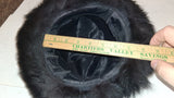 Vintage Mink Fox Fur Cossack Bucket Hat Joseph Horne Co Department Store Box