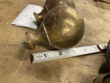 Harley Shovelhead Vtg Accessory Brass Trim Balls Grips Axle Covers Panhead Bed 1