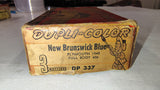 Vtg 1949 Plymouth New Brunswick Blue Dupli-Color Paint Set Box 3 Bottles DP337