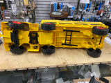 RARE 60's Vintage Remco Tuff Boy 6 Way Motorized Toy Truck Yellow Semi Trailer