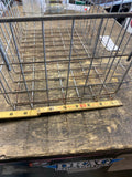 Metal Locker Basket Wire Vintage 17x7x11 Industrial School Public pool Gym open