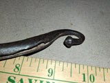 Antique Folding Sickle Tool - Collectible Hand Forged Iron Agricultural Relic