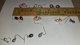 Lot 7 Pairs Freshwater Cultured Pearl Drop Earrings + 4 Single Spare Pearls Lot