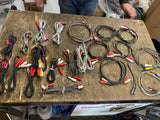 Huge Bulk Lot  Audio/Video Cables Jacks RCA Stereo Radio Composite Wire Connecto