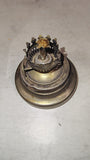 Vtg Carriage Oil Lantern Black Brass Colonial Kerosene Lamp Made In Hong Kong