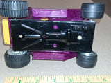 Vtg 1970s Tonka Hot Hauler Yellow Purple Metal Flake Hot Rod Truck Decals! Nice!