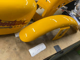 Yellow Chrome Paint set Harley Sportster 883 1200 2001 GAs TAnk fenders OEM nice