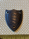 20's Monogram Junior Motometer Cap Shield Letter S Model T Jalopy Vtg Auto Truck