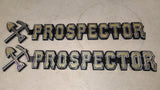 1981-1991 Dodge Ram Ramcharger Prospector Emblem Badge Pair Set OEM Mopar