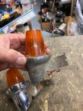Vtg Signal Stat Amber Cab Marker Lights Pair Semi Truck Pickup International Har