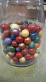 Vintage Arc France 1L Wire Bail Glass Jar Lot 150+ Antique Painted Clay Marbles