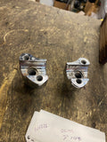 OEM Harley Heritage Fatboy Chrome Handlebar Risers 2" Sportster FXR Dyna chopper