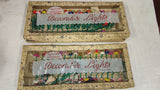 1960's Spotlite Miniatures Decorative Christmas Lights Made in Italy Lot of 2