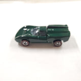 Vintage 1968 Mattel USA Hot Wheels Redlines Lola GT70 Green Enamel