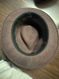 Goorin Brothers The Doctor Fedora Hat Large Black 100% Wool Mens USA Mint