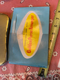 NOS 60's Dress Golden Purse Organizer Insert Gold Tone Pocketbook Original Box