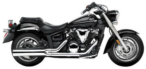 2004 - 2007 Honda VTX1800 N Chrome Road Burner 2-1/2" Street Pro's Exhaust Pipes