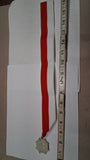 Vintage Polish Scouting LHP SLPH Medal Badge Set Czuwaj Red White Ribbon Case