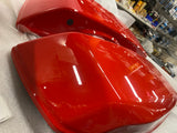 2024^ saddlebag Lid Harley rich Blood Orange OEM New T/O Left Touring Glide King
