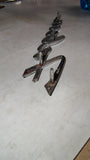 1962 Ford Falcon Chrome Fender Script Emblem OEM C2DB-16098-A