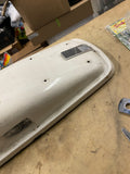 OEM Harley Panhead Shovelhead FLH Glide Vtg Saddlebag Lid White Electra Glide