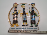 Vintage 1950s Koehler Beer "No Minors Served" 3D Bar Sign Erie Brewing Co PA